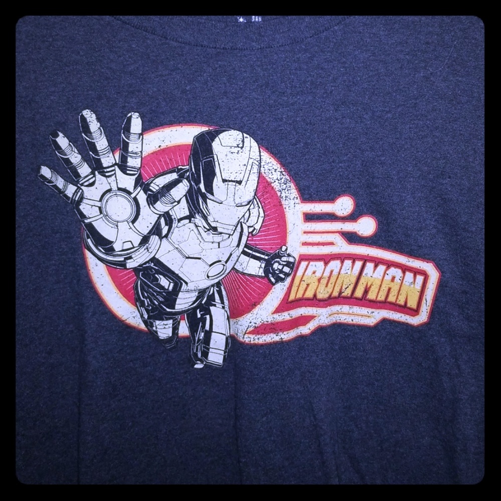 Iron Man Disney Shirt Mens Med